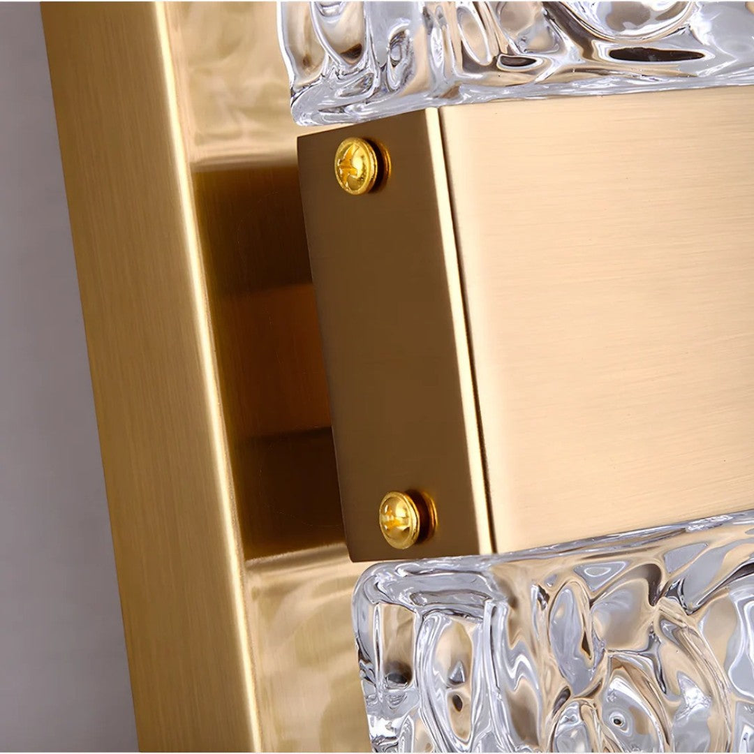 Contemporary Crystal Glass Wall Light