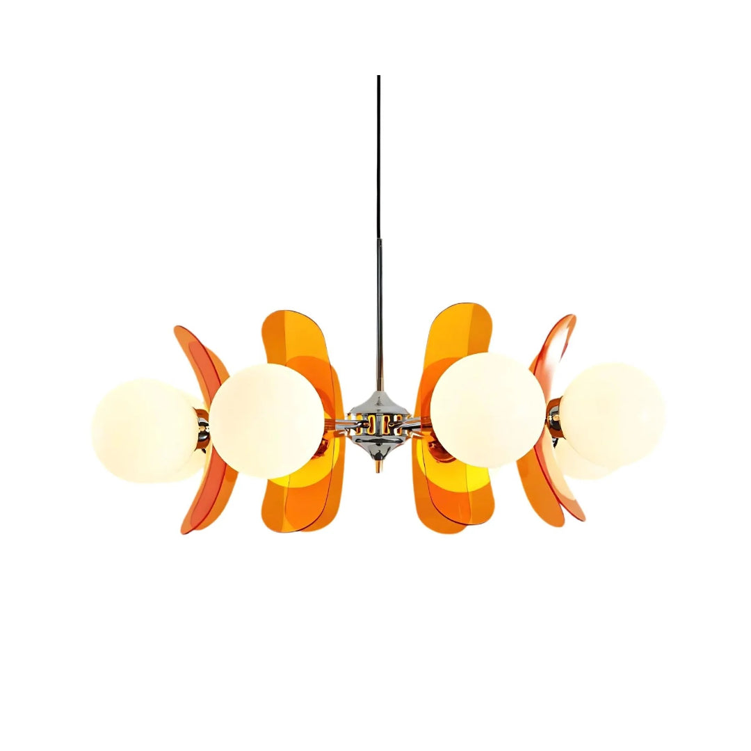 Mid-Century Glass Pendant Light