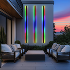Minimalist RGB Outdoor Wall Light