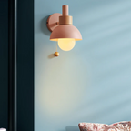Modern LED Wall Sconce Pull Cord Accent Light
