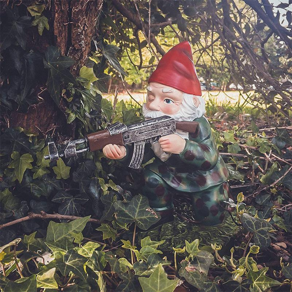 Military Garden Gnome