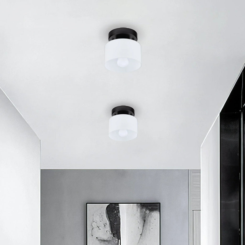 Vintage Fabric Ceiling Light