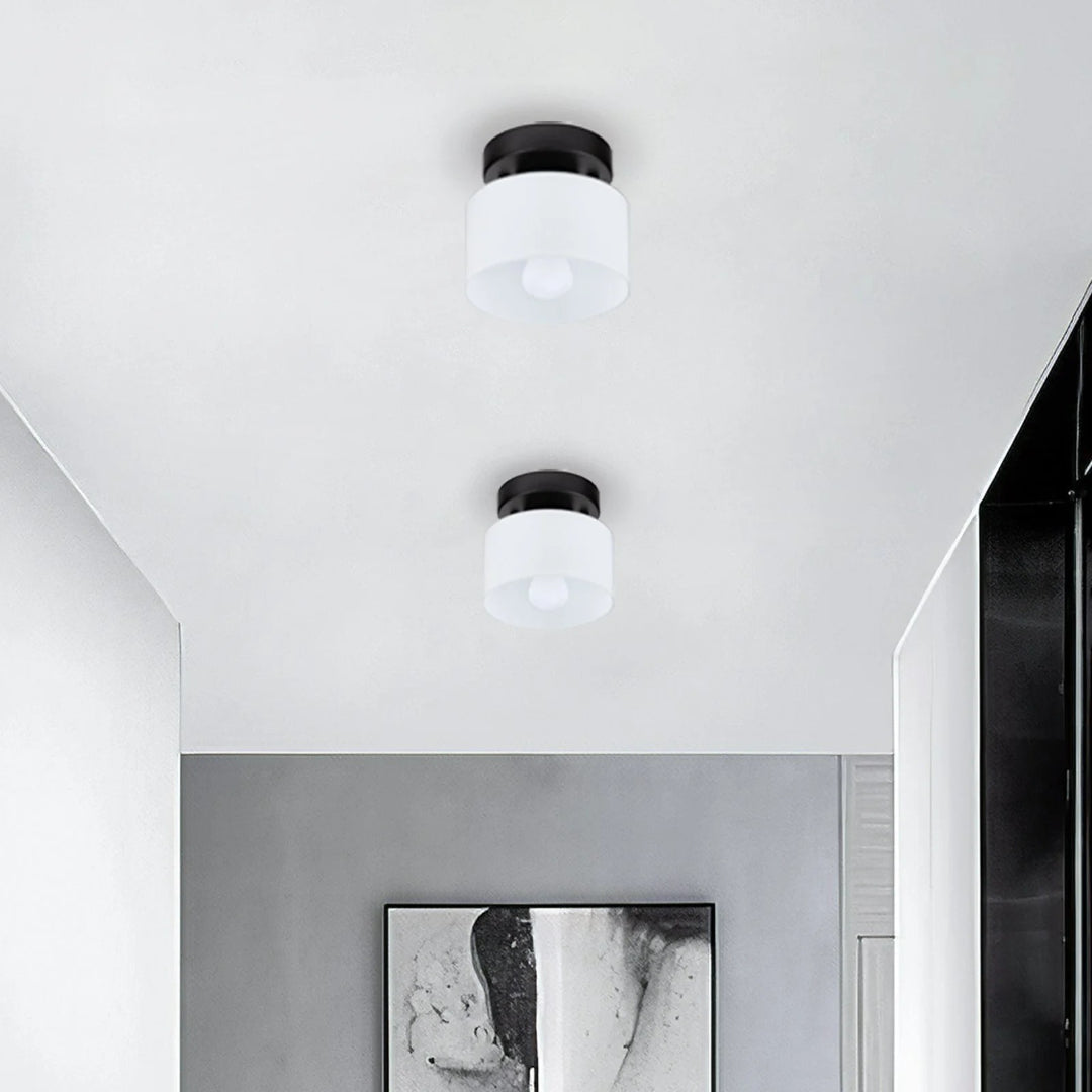 Vintage Fabric Ceiling Light