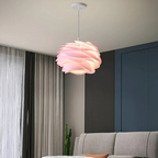 Sculptural Wave Pendant Light Modern Floral Chandelier Contemporary Ceiling Fixture