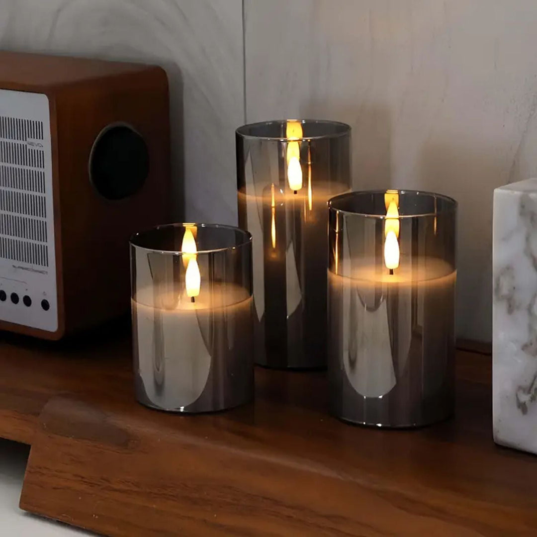 Flameless LED Candles – Battery Powered With Timer For Safe Ambient Decor