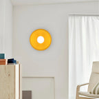 Round Metal Glass Light Fixture