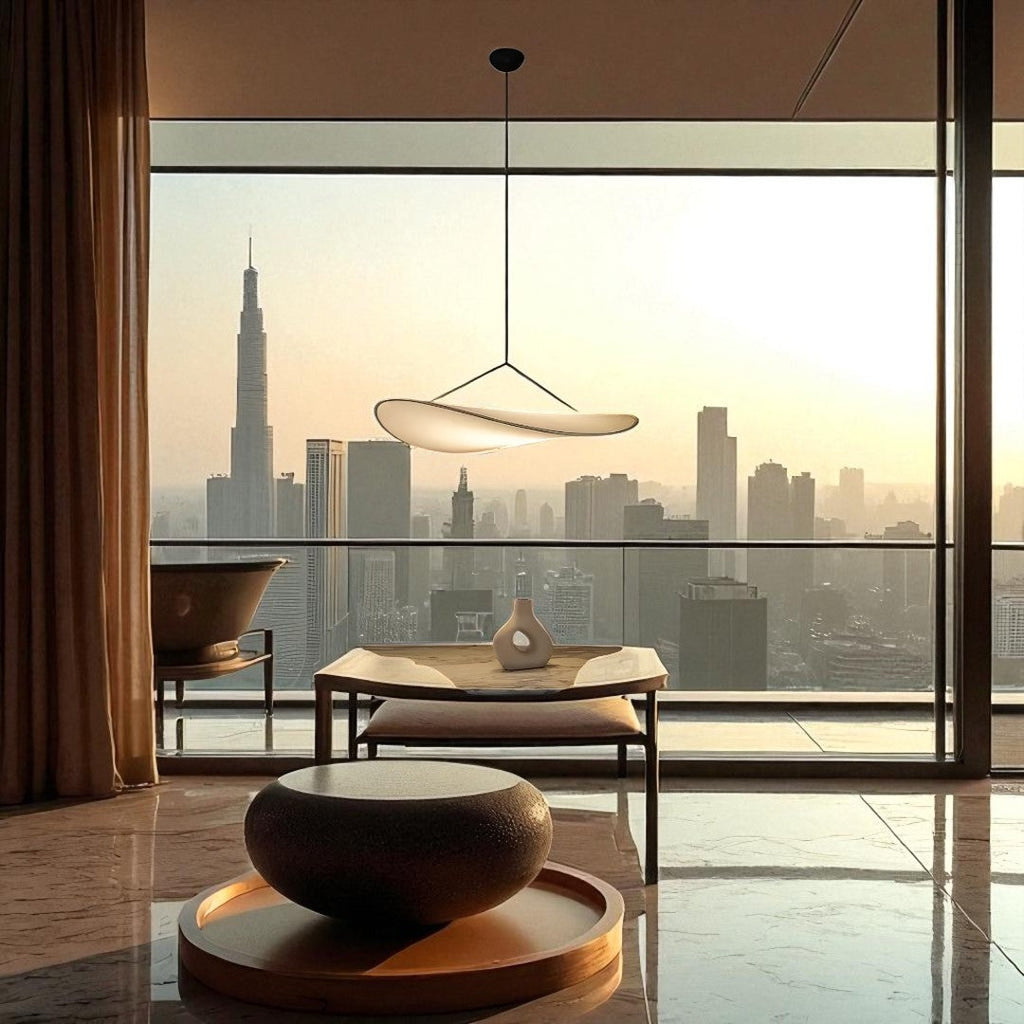 Fabric Sculptural Pendant Light