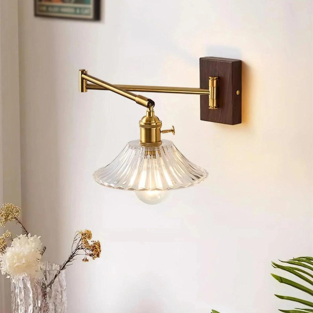 Industrial Glass Wall Light