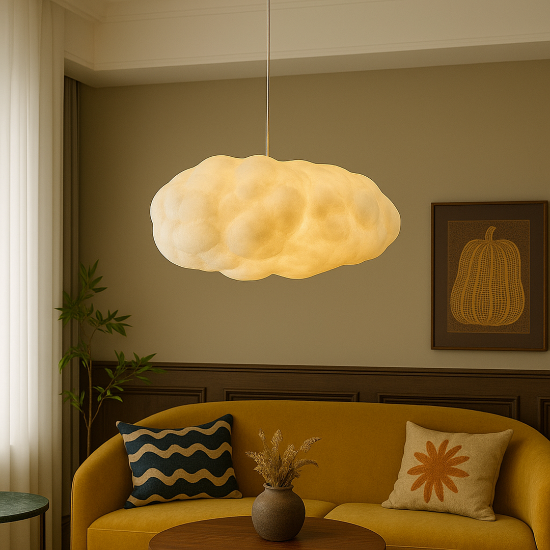 Cloud Shaped Pendant Lamp – Sculptural Floating Design For Modern Interiors