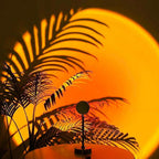 Sunset Projection Lamp | Modern Ambient Lighting for Bedrooms and Living Rooms | Creates a Warm Soothing Atmospheric Glow