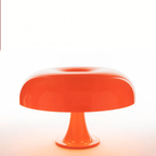 Table Lamp ABS and PS Construction | Retro Mushroom Dome Style | USB-C Powered LED with Three Adjustable Lighting Modes