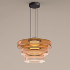Jojo Suspension Verre Structure à Plusieurs Niveaux - Neutralighting