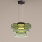 Jojo Suspension Verre Structure à Plusieurs Niveaux - Neutralighting