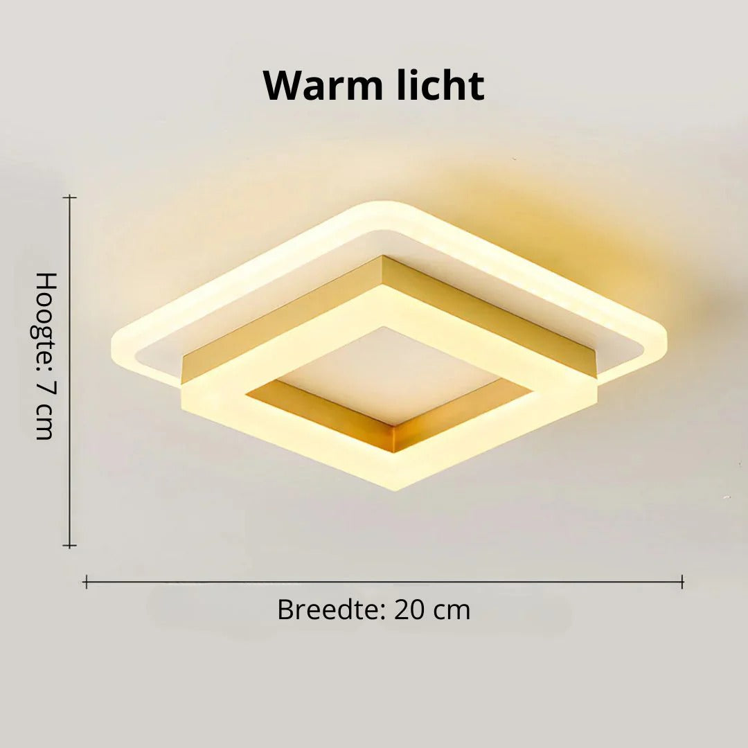 Contemporary Square LED Ceiling Light