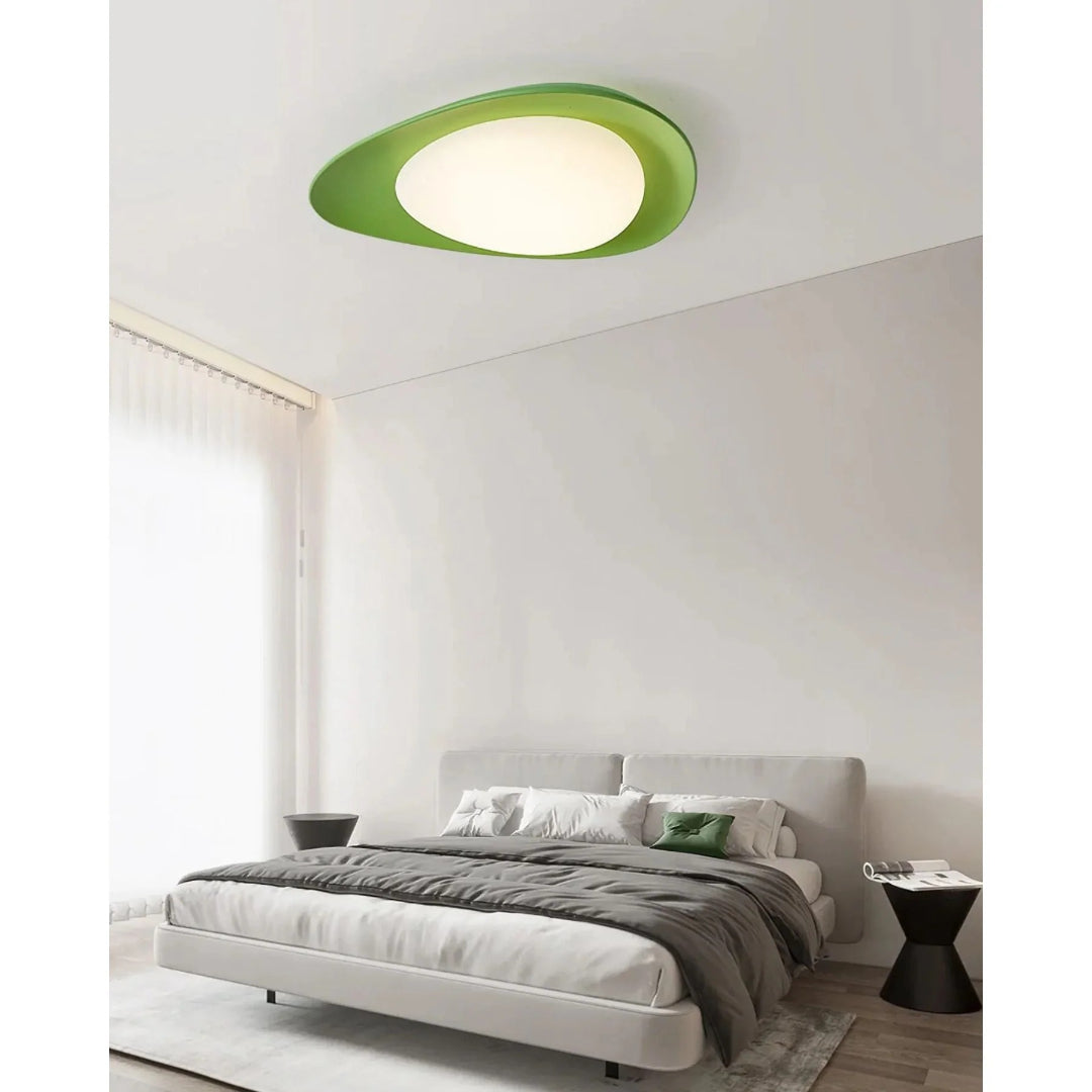 Contemporary Leaf-Shaped LED Ceiling Light
