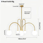 Modern Glass Chandelier