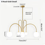 Modern Glass Chandelier