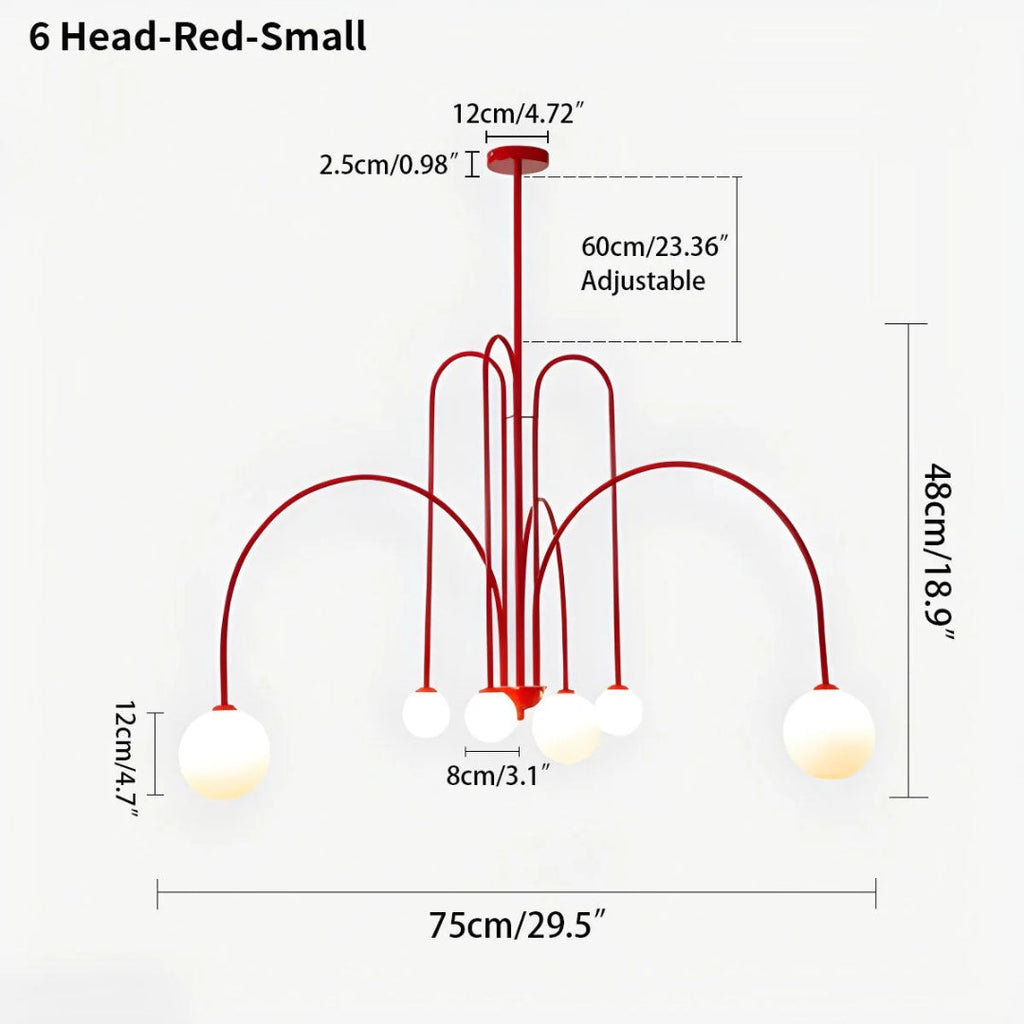 Modern Glass Chandelier