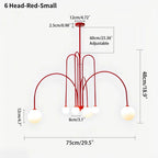 Modern Glass Chandelier