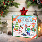 2026 Christmas Advent Calendar with 29 Building Block Figures - 24 Day Holiday Countdown Toy Set for Kids and Collectors
