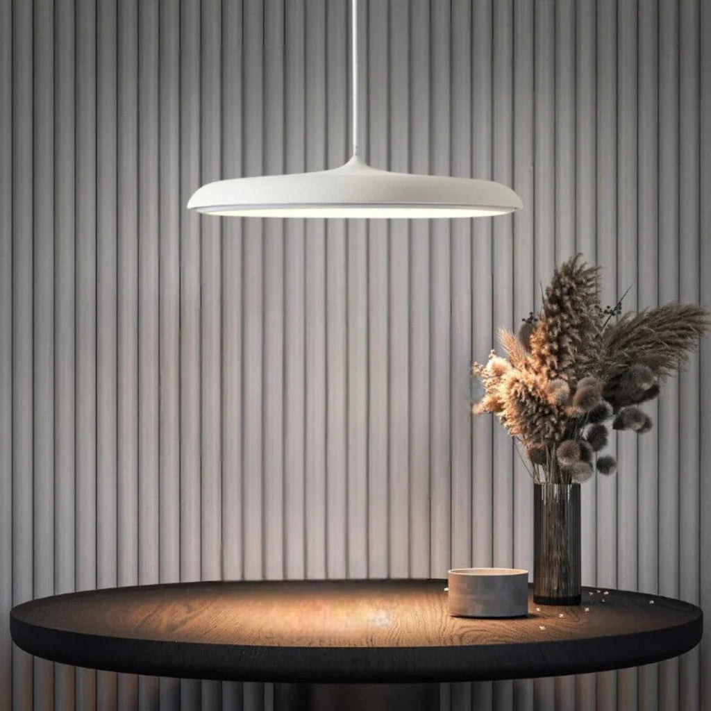 Minimalist Round Metal Pendant Light