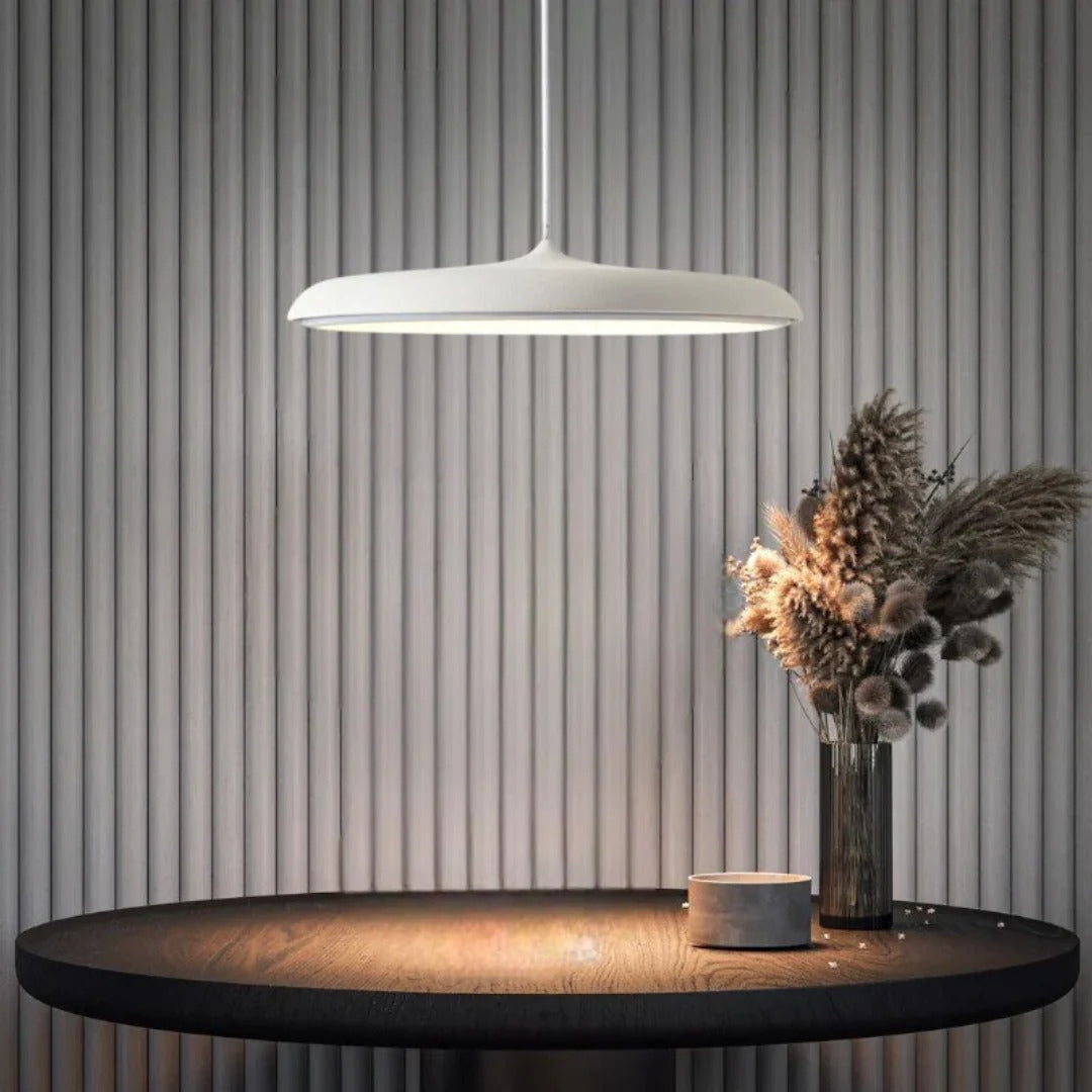 Minimalist Round Metal Pendant Light