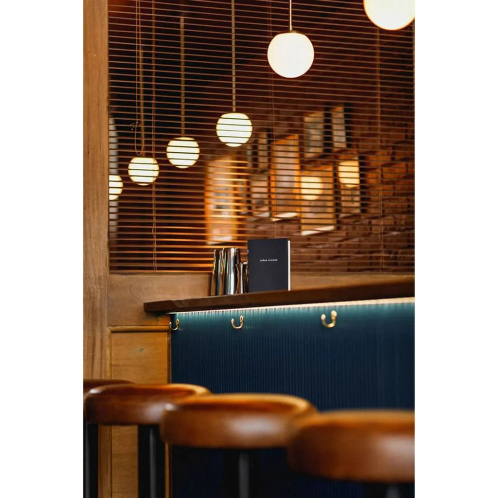 Minimalist Round Glass Pendant Light