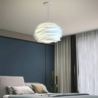 Sculptural Wave Pendant Light Modern Floral Chandelier Contemporary Ceiling Fixture