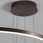 Remi Suspension Anneau Moderne Métal Noir/Doré/Café Salon - Neutralighting
