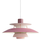 Contemporary Layered Metal Pendant Light