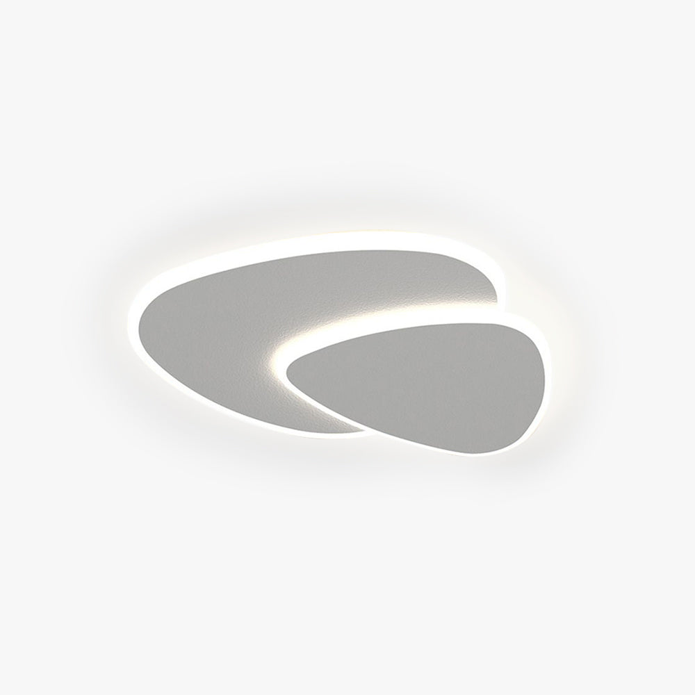 Zeno Plafonnier Triangle Moderne Blanc Salon - Neutralighting