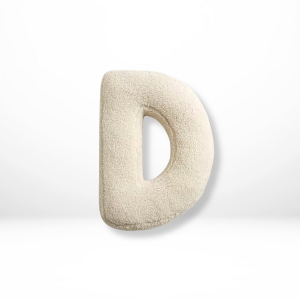 Velvet Alphabet Throw Pillow With Letters A To Z