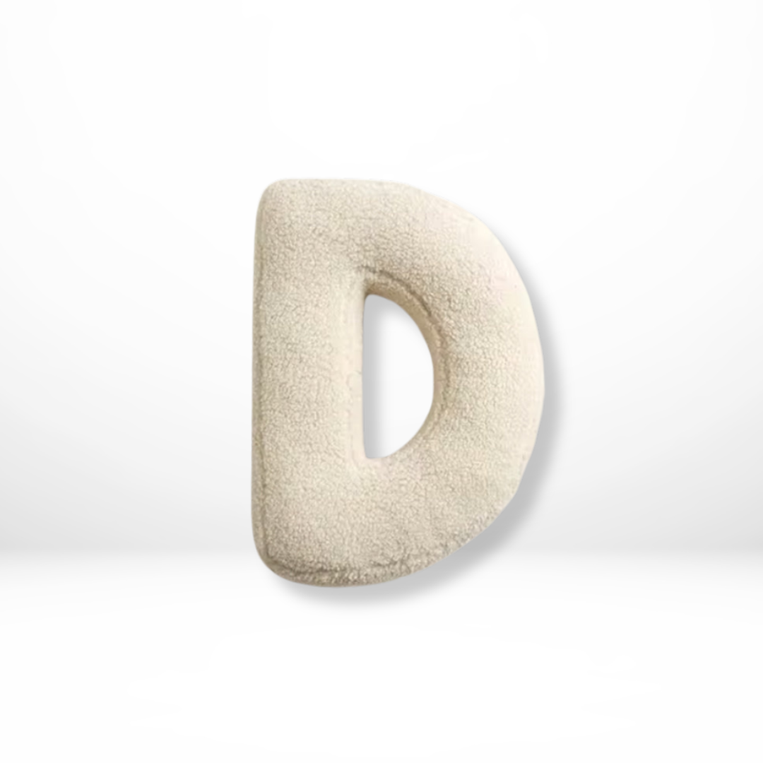 Velvet Alphabet Throw Pillow With Letters A To Z