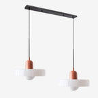 Double Glass Pendant Lamp – Retro Inspired Modern Dining Table Design