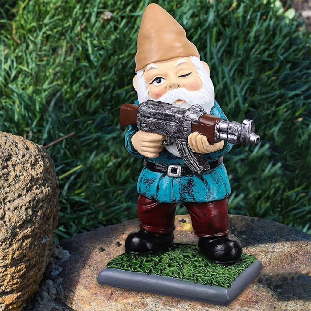 Military Garden Gnome