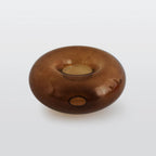 Globe Ceiling Light Flush Mount Glass and Metal Fixture | Art Deco Inspired Style | Warm Ambient Lighting for Living Rooms