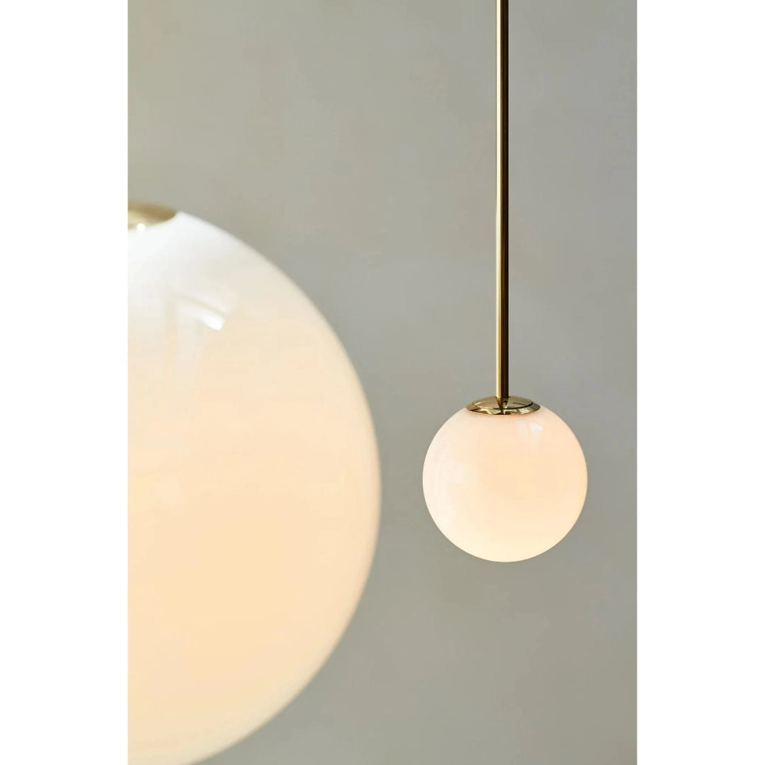 Minimalist Round Glass Pendant Light
