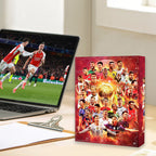 2026 Football Advent Calendar with 24 Collectible Soccer Figurines | Daily Holiday Countdown Gift for Kids and Sports Fans