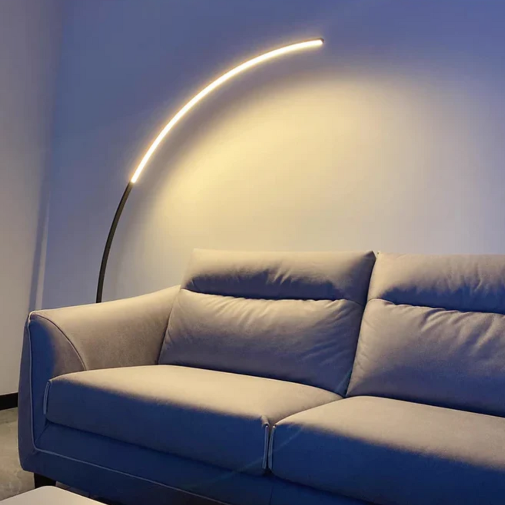 Minimalist Arc Floor Lamp Modern LED Standing Light