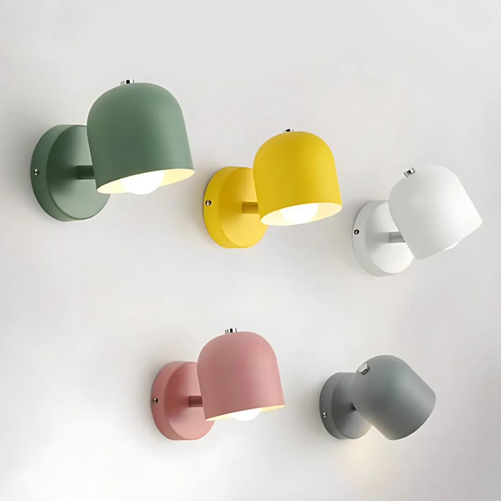 Minimalist Dome Wall Light Modern Metal Sconce Contemporary Indoor Accent Lamp