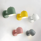 Minimalist Dome Wall Light Modern Metal Sconce Contemporary Indoor Accent Lamp
