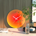 Sunset Glass Design Wall Clock