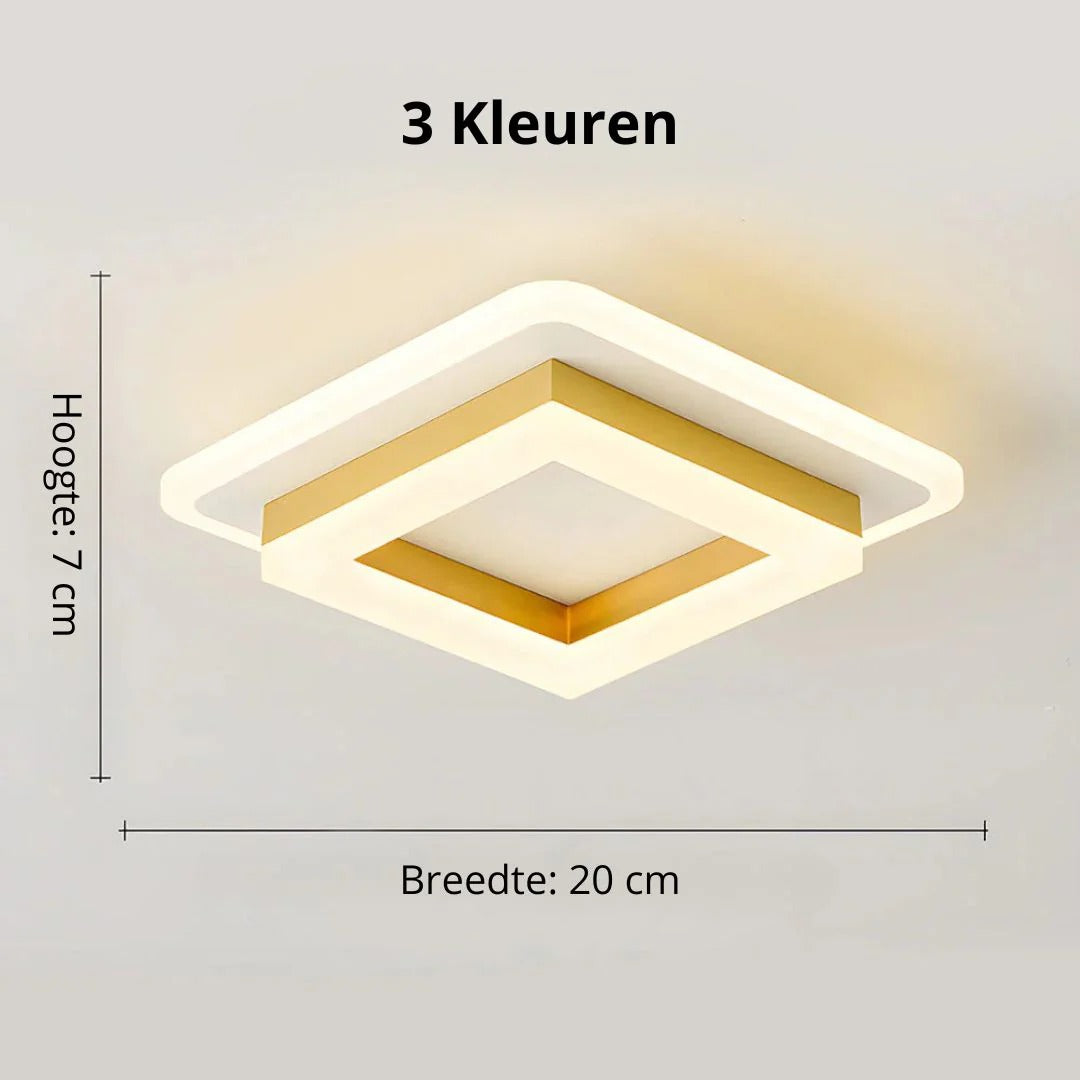 Contemporary Square LED Ceiling Light