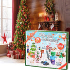 2026 Christmas Advent Calendar with 29 Building Block Figures - 24 Day Holiday Countdown Toy Set for Kids and Collectors