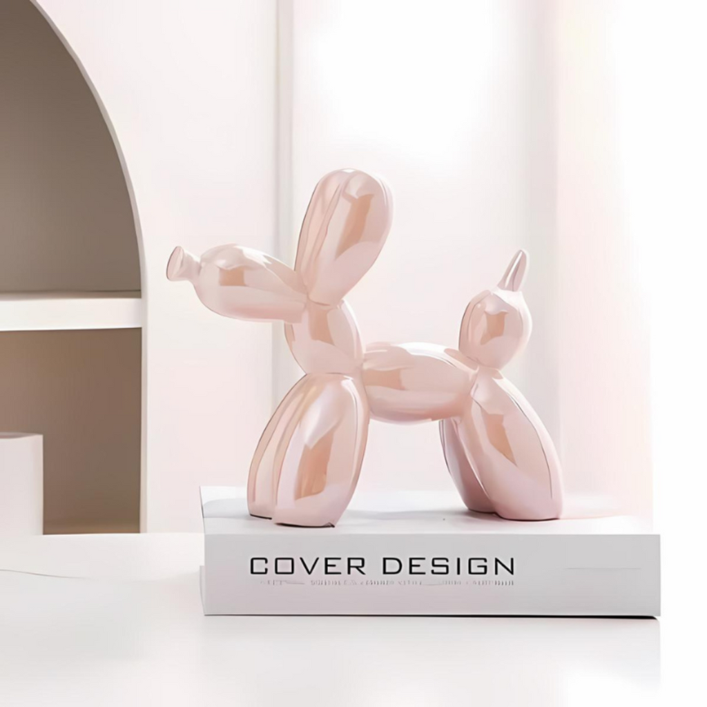 Decorative Ceramic Balloon Dog Statue
