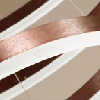 Remi Suspension Anneau Moderne Métal Noir/Doré/Café Salon - Neutralighting