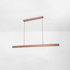 Thala Suspension Linéaire Moderne Noir/Marron Salon - Neutralighting