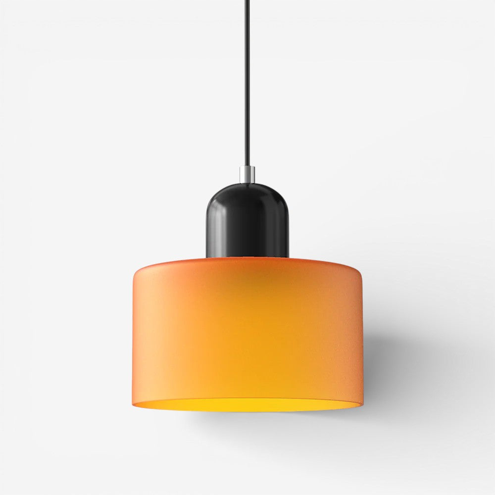 Creative Bauhaus Pendant Lamp – Two-Tone Geometric Suspension Light