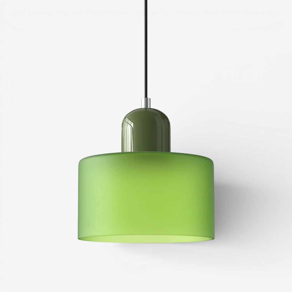 Creative Bauhaus Pendant Lamp – Two-Tone Geometric Suspension Light