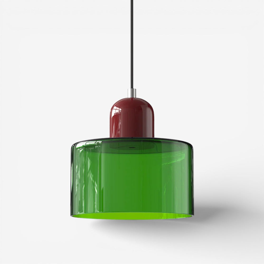 Creative Bauhaus Pendant Lamp – Two-Tone Geometric Suspension Light